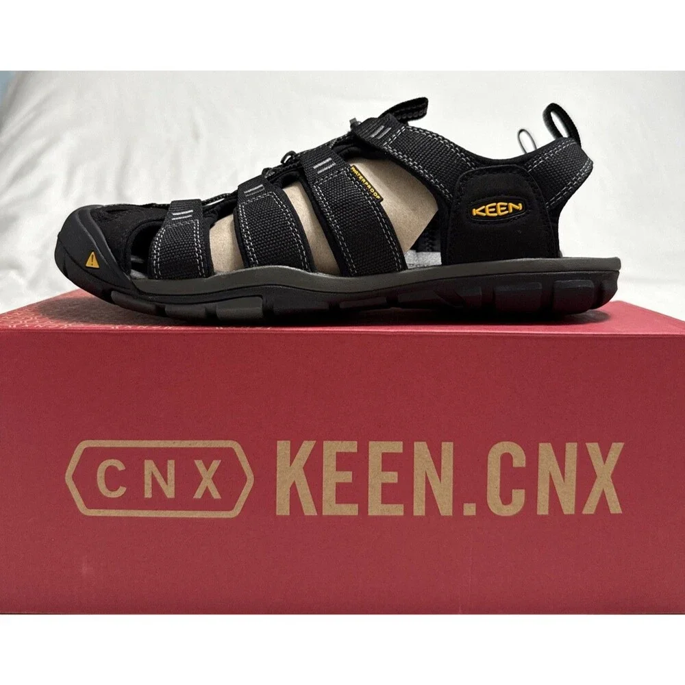 Keen 11.5 Clearwater CNX Sandals Black H2 Water Sport Shoes Men's EU45 NIB